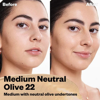 22 – Medium Neutral Olive: Medio, subtonos oliva neutros.