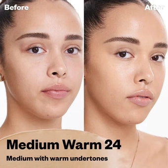 24 – Medium Warm: Medio, subtonos cálidos.