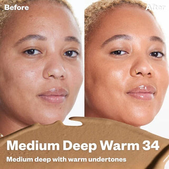 34 – Medium Deep Warm: Medio profundo, subtonos cálidos.