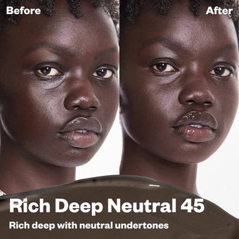 45 – Rich Deep Neutral: Muy profundo, subtonos neutros.