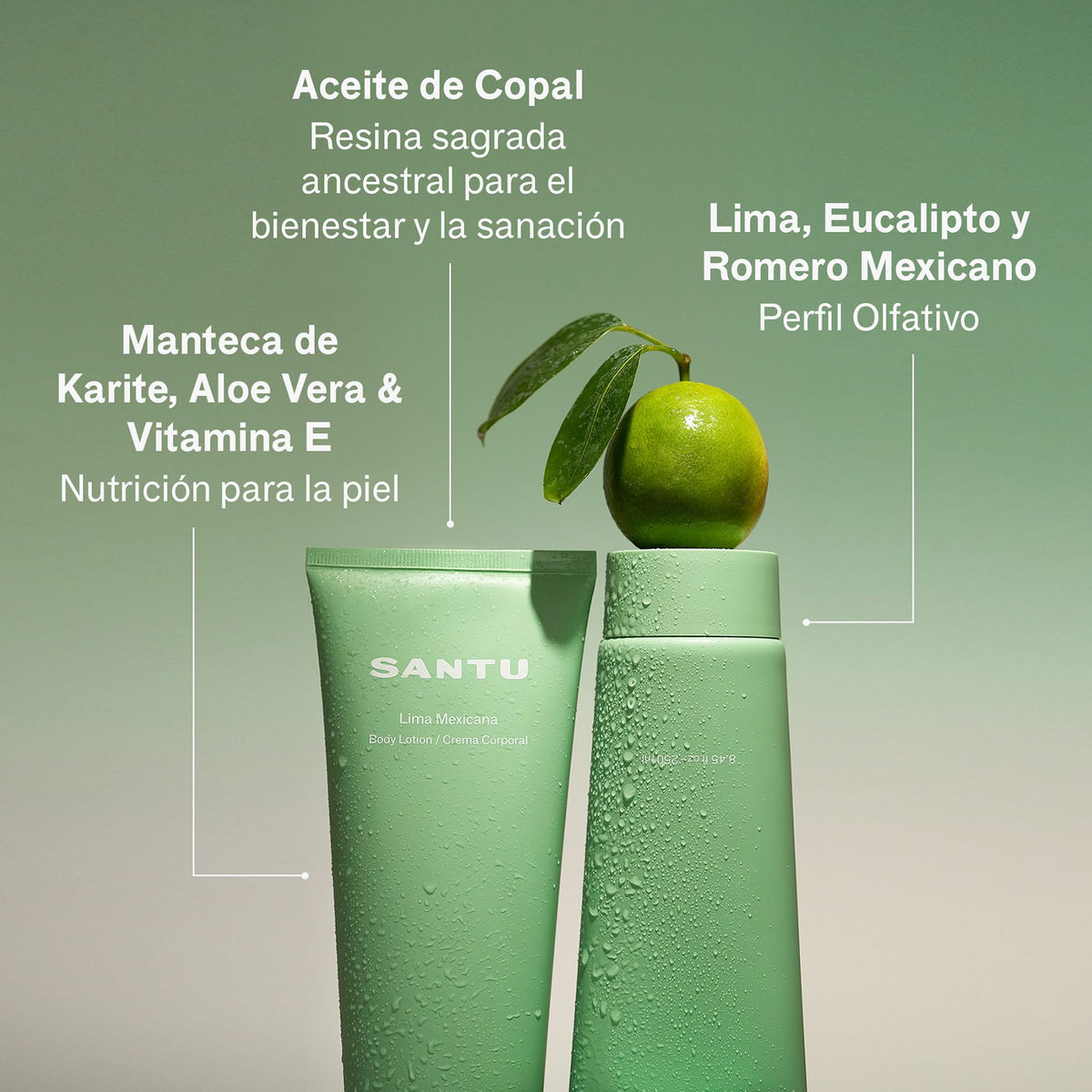 Santu Crema Corporal Lima Mexicana | SANTU