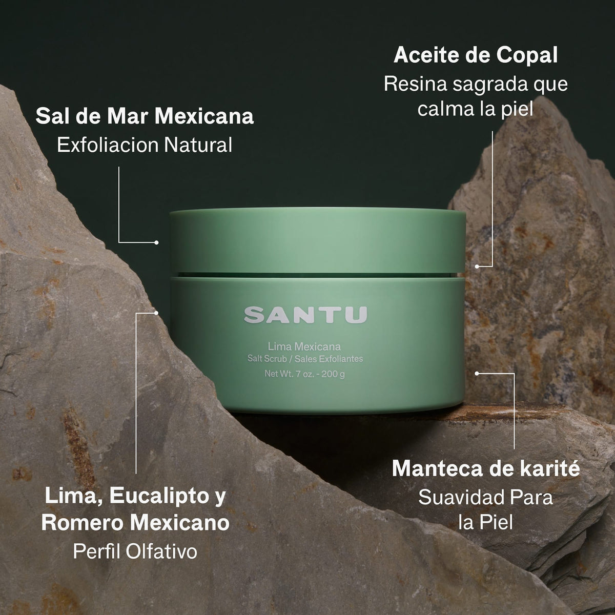 Santu Sales Exfoliantes Lima Mexicana | SANTU