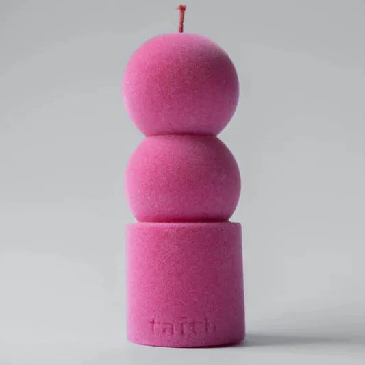 Taith Lilu Velvet Candle Pink Velas