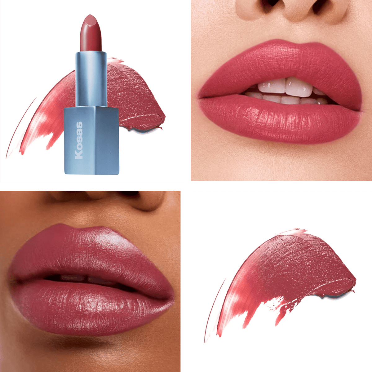Kosas Weightless Lip Color Nourishing Satin Lipstick | Kosas Labios