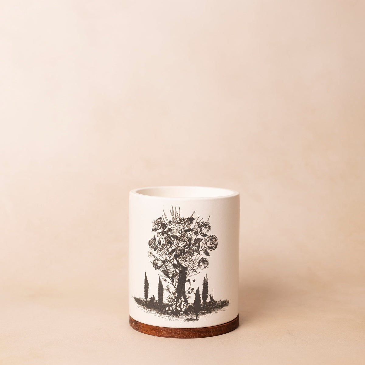 Izapa Vela Jardín Rosado Velas