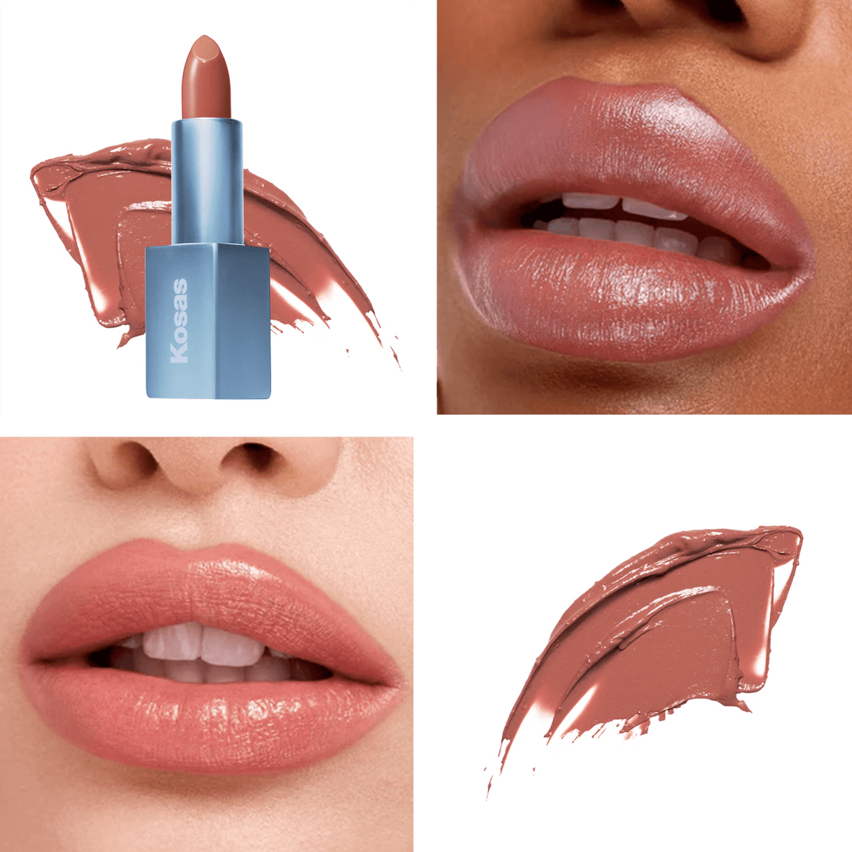 Kosas Weightless Lip Color Nourishing Satin Lipstick | Kosas Labios