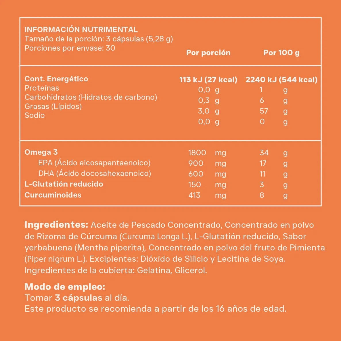 Reset Wellness Omega glutathione +