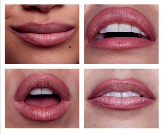 Doux: nude rosado suave con subtonos fríos.