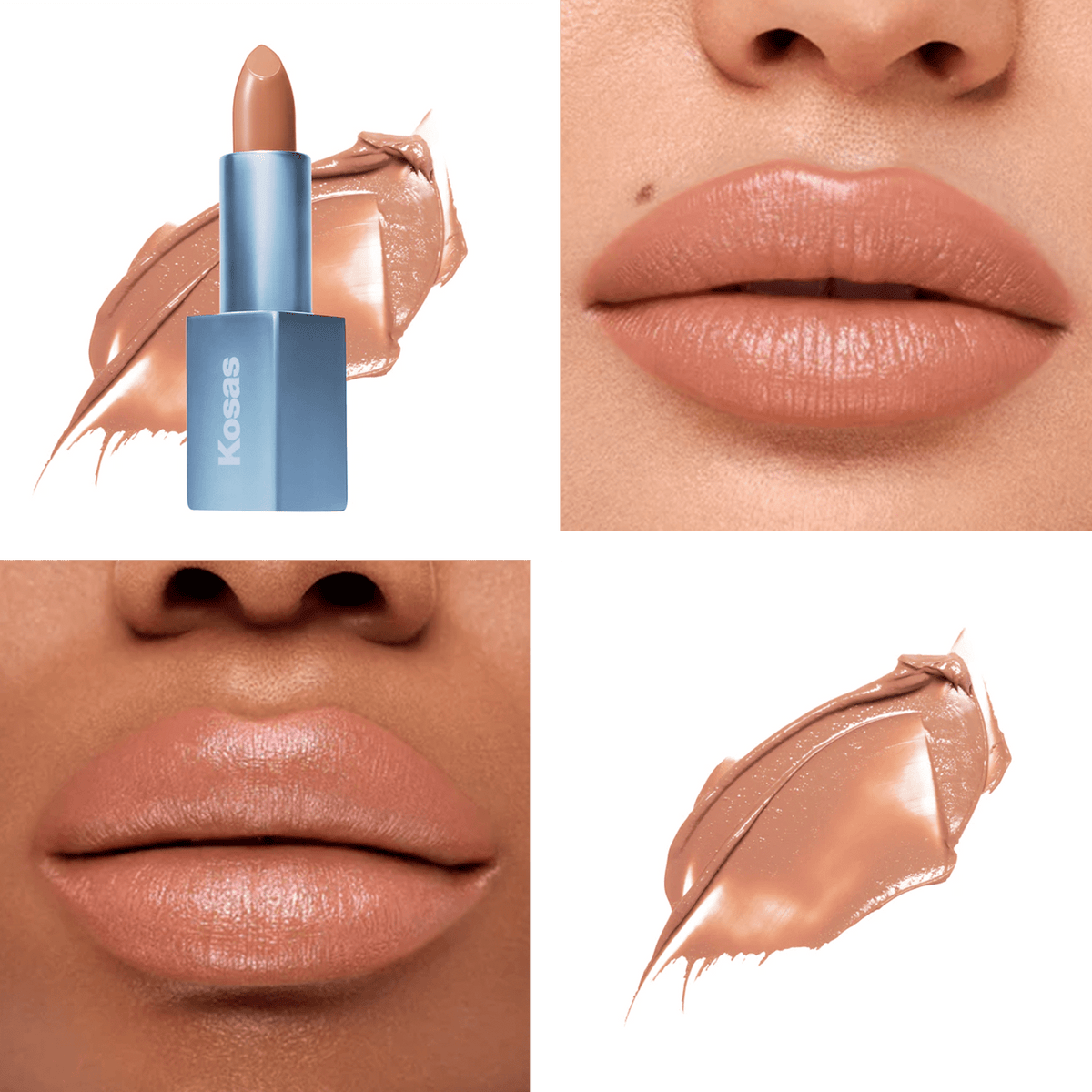 Kosas Weightless Lip Color Nourishing Satin Lipstick | Kosas Labios