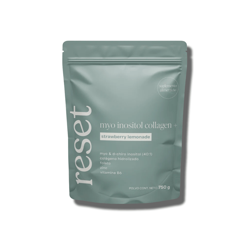 Reset Wellness Myo inositol Collagen+ Strawberry Lemonade