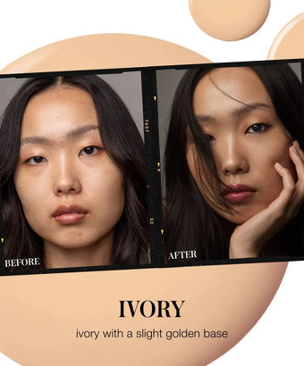 Ivory: Ideal para UnCoverup y ReEvolve Foundation en tonos 11 - 11.5.