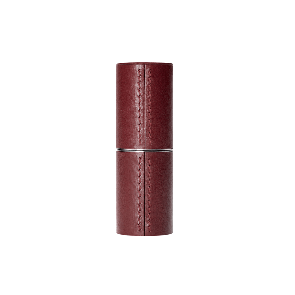 Refillable Fine Leather Lipstick Case.