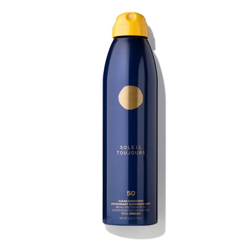 Organic Sheer Sunscreen Mist SPF 50.